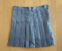 プリーツミニスカート　グレー