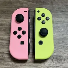 Nintendo Switchジョイコン　パステルピンク/パステルイエロー