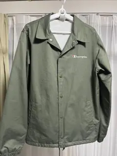 Champion オリーブグリーン ナイロンジャケット M