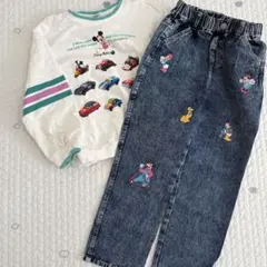LITTC ミッキー トミカ トップス パンツ セット