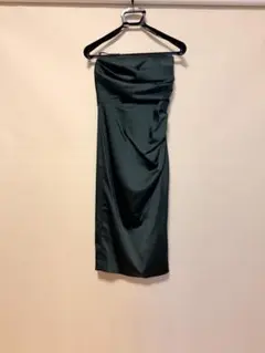 rinfarreリンファーレ ストラップレスドレス　ダークグリーン