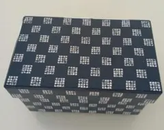 ネイビー柄 2段 弁当箱　和柄