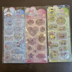 サンリオキャラクターウォーターシール3枚セット