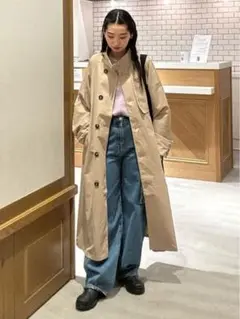 AZUL BY MOUSSY スプリングスタンドカラートレンチコートのサムネイル