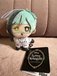 タグ付き　ツイステ フロイド　エクストラ 実験着　マスコット ぬいぐるみ