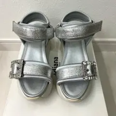 diana スポーツサンダル シルバー ビジューのサムネイル