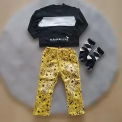 クレードスコープKLÄDSKAPジャケット ベビードールパンツと靴下