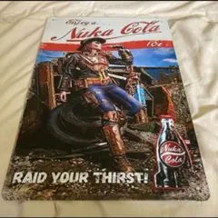 Falloutグッズ　ヌカコーラ ブリキ製看板 アンティーク　バージョン11