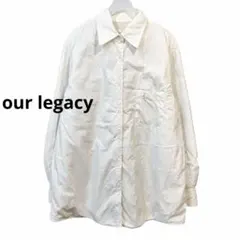OUR LEGACY アワーレガシー ナイロン中綿ワイドシャツ 36 - メルカリ