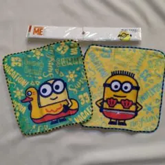 ミニオン ミニタオル 2枚セット USJお土産 夏柄