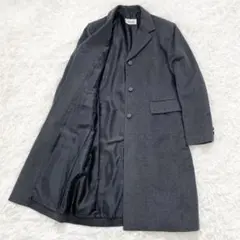 【極美品】Transit カシミヤ100% ロングコート チェスターコート 灰