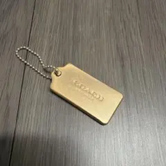 COACH ゴールドカラー キーホルダー チャーム