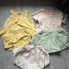 キッズ　ベビー服 3点セット 女の子　70~80サイズ
