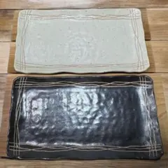 未使用 KANSAI 山本寛斎　長皿 2枚 大皿 焼き魚 焼鳥にも