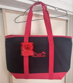 アメリカ⭐︎Trader Joe's 保冷トートバッグ大 黒赤