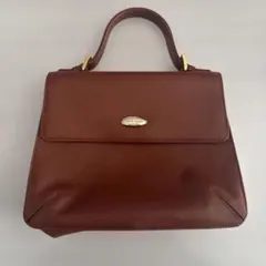pierre cardan ブラウンハンドバッグ