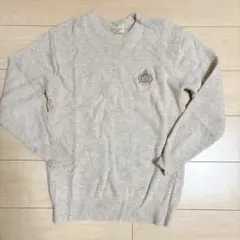 【TRUSSARDI】ベージュ セーター 古着 ゴルフのサムネイル