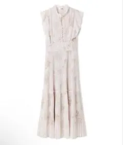 SNIDEL Sustainableプリーツプリントワンピース