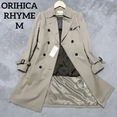 オリヒカORIHICAレディースダブルトレンチコート✨ベルトライナー付きサイズM