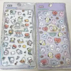 BT21 プチドロップステッカー 2個セットのサムネイル