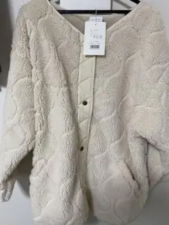 クラシカルエルフ　アイボリー　ボアジャケット Lサイズ