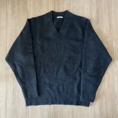 GU MEN ブラッシュドヤーン Vネックセーター S