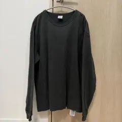 Champion T1011 長袖Tシャツ ブラック サイズLARGE