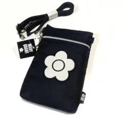 新品 マリークワント　デイジー　ショルダーポーチ　スマホショルダー　黒のサムネイル