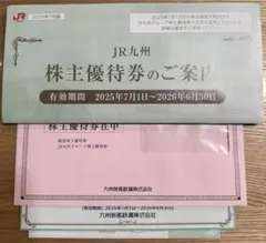 JR九州株主優待券　九州旅客鉄道