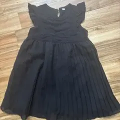 卒業式 冠婚葬祭 ワンピース 黒 レース 110㎝