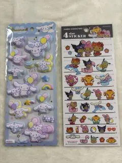 シナモロール ぷっくりシール　4size sticker日焼けサンリオ
