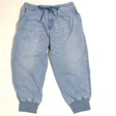 ZIP FIVE デニム地パンツ　7分丈　Lサイズのサムネイル