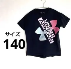 UNDER ARMOUR Tシャツ サイズ140 ブラック 黒