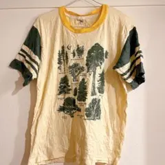 値下げ歓迎✨【XL】木の種類デザイン Tシャツ