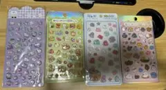 ぷっくり3Dシール 4枚セット