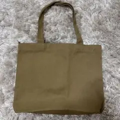 【上品カジュアル】トートバッグ キャンバス ショルダー ブラウン 茶 大容量