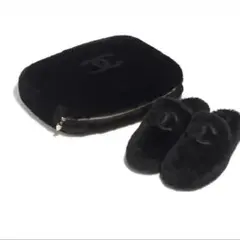 【新品未使用】CHANEL シャネル ムートンシューズ クラッチバッグ付き