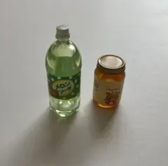 リラックマ ミニチュア メロンソーダ はちみつ ２点セット レトロ 希少品