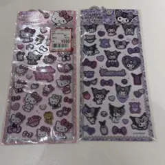 サンリオ キャンディグリッターステッカー　ハローキティ　クロミ　シール