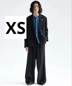 sinss 3タック ワイド リネン タッチ ストレート スラックス M - メルカリ