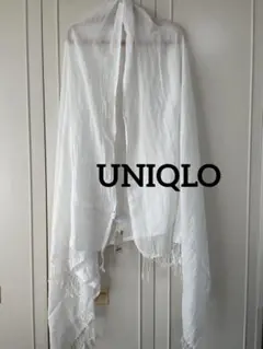 UNIQLO ホワイト　コットンストール