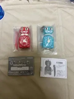 Kit-Cat Klock 赤 青 2色セット　ガチャ