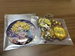 たっつん　缶バッジ & ラバーキーホルダー　セット