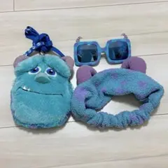 モンスターズインク　サリー 3点セット ヘアバンド サングラス ポシェット