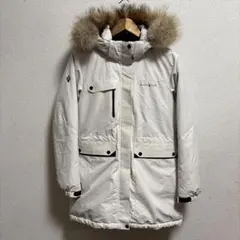 モンベル mont-bell ファーフード付き ダウンジャケット M~L