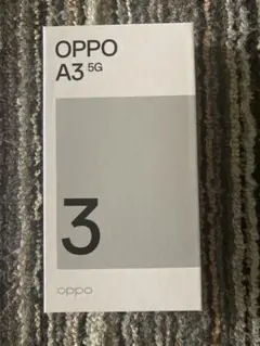 【新品】OPPO A3 5G 本体　パープル