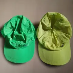 Mizuno キャップ グリーン イエロー2個セット