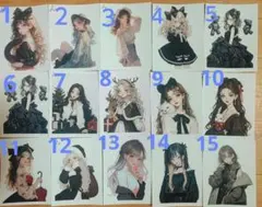 xoxo shop　 ℳ.様 バラ売り各1枚90円