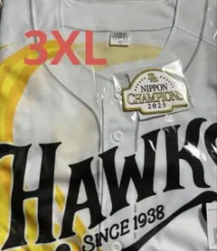 福岡ソフトバンクホークス未開封クラブホークスオリジナルユニフォーム 3XLサイズ