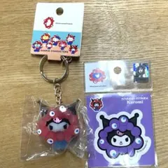 サンリオ ミャクミャク クロミ クリアカラー キーホルダー ステッカー